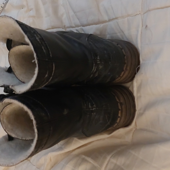 Rieker Short Winter Insulated Boots Black Size 43 (11) Womens - Picture 2 of 4